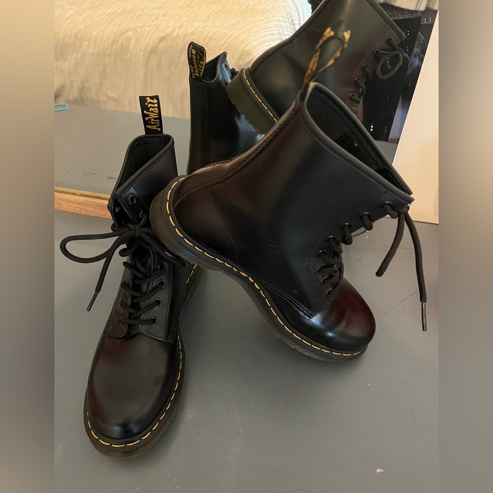 Black Dr. Marten combat boots 1460